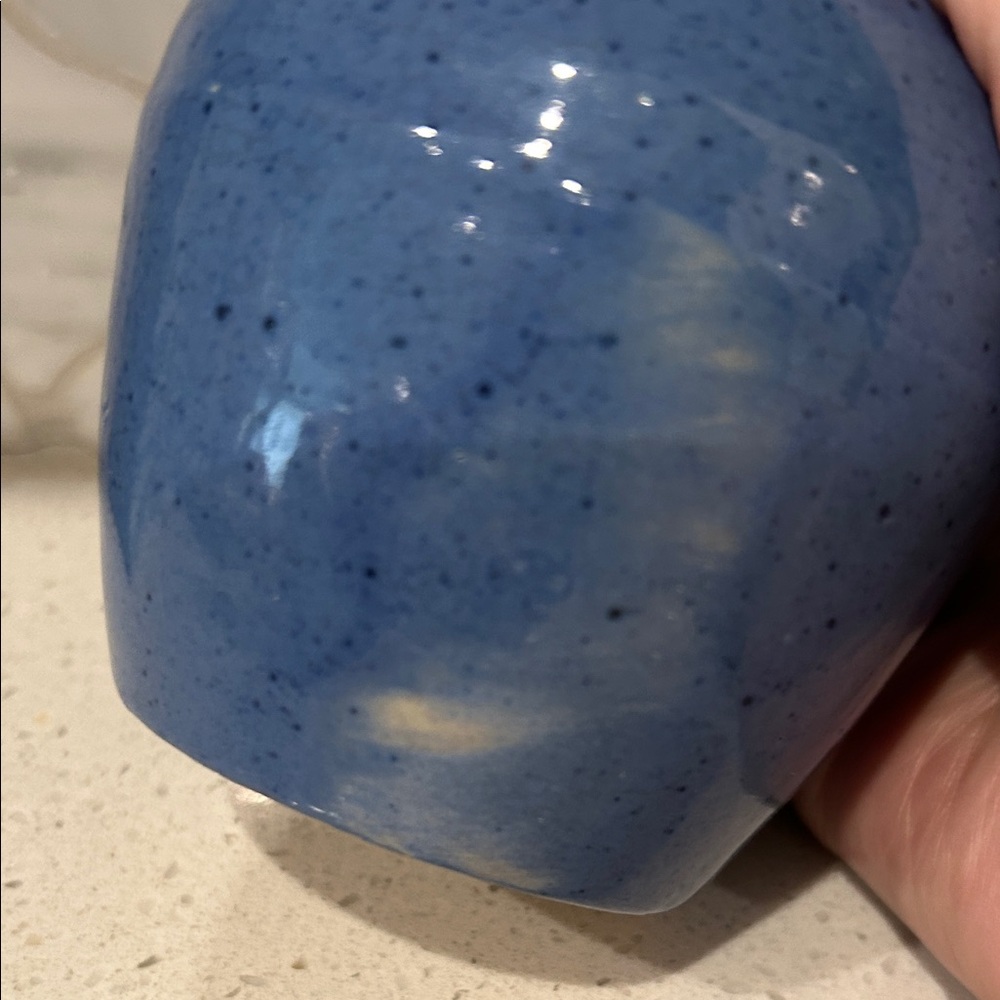 Hand Crafted Deep Blue Ceramic Jug - Picture 8 of 14